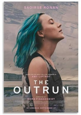 ijshndgn The Outrun Poster, Vintage-Kunst, Raumdekoration, ästhetisch für Schlafzimmer, Wohnzimmer, Wände, ästhetisches Poster, 30 x 45 cm, ungerahmter Stil