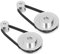 YDuupxe 2 Set GT-2 Synchronrad Aluminiumlegierung Zahnriemenscheibe mit 2 Stück Länge 200 Mm Breite 6 Mm Riemen (20 t 5 mm (0,2 Zoll) Plus 60 t 8 mm (0,31 Zoll))