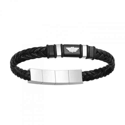 POLICE Lederarmband für Herren Urban Design Schmuck Accessoire