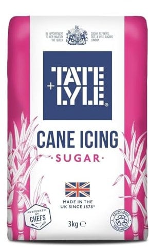 T&L Icing Sugar 3kg (Pack of 2) – Ultra-Fine Powdered Sugar | Perfect for Cakes, Frosting, Royal Icing, and Desserts | Smooth & Easy to Mix