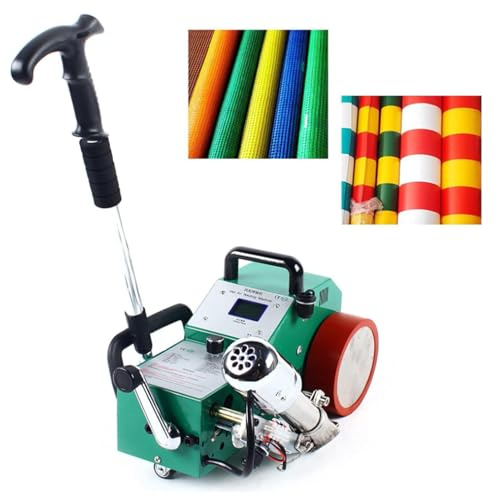 Máquina automática de soldadura de lonas de PVC, soldadora de costuras de lonas flexibles de PVC de 1800 W, soldadora de aire caliente, empalmadora térmica para publicidad, pintura en aerosol