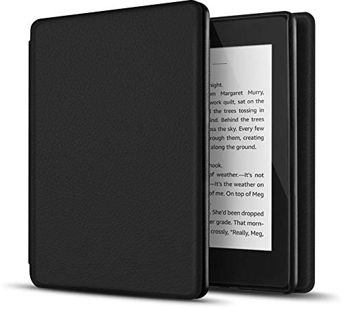TNP Hülle für Kindle Paperwhite 10. Generation 2018 Modell PQ94WIF, Kindle Case für Amazon Kindle Paperwhite 6-Zoll, mit Auto Einschlafen/Aufwachen Funktion, superleichte Hülle, Schwarz