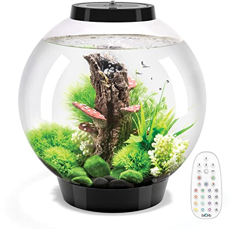 biOrb Classic 30 Acrylic Aquarium Black, MCR Multi-Colour Remote LED