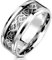 Bungsa Unisex-Ring keltisches Tribal aus 316L Edelstahl (60 (19.1))
