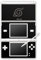 Skin kompatibel mit Nintendo DS Lite Folie Sticker Konoha Logo Naruto Shippuden