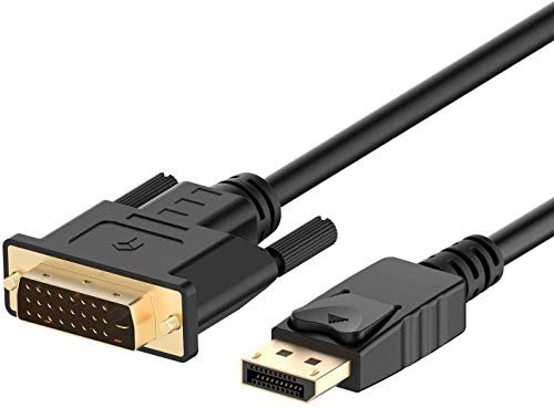 Display Cable Male to VGA Male for PC ASUS Chromebook DP Adapter Gold Full HD PC Screen 1080p Black