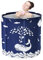 Baignoire Pliable, Baignoire de Spa Portable, Baignoire de Seau, Baignoire Bain Baril PVC 3 Couches, Baignoire Piscine, Seau De Salle De Bains pour Adulte et Bébé… (B)