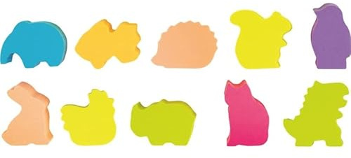 Stylex 31275 Tiere Mini-Haftnotizen, Designs Sortiert, 200 Stück