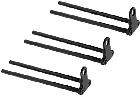 3 Stück Aluminium-Legierung Angeln Snag Bars Ohren verbinden mit Angeln Bissanzeiger Karpfenangeln Tackle Angelrutenverbinder