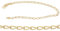 Generisch Panzerarmband Gold 585 massiv 18 cm Armkette 14 Karat Panzer Armband Karabiner Hobra-Gold