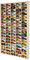 DECOCRAFT Display Cabinet Compatible with Hot Wheels Lorry Design – Toy Storage Shelves with 90 Slots – Heavy Duty Wooden Cube Storage Box – Modern Design