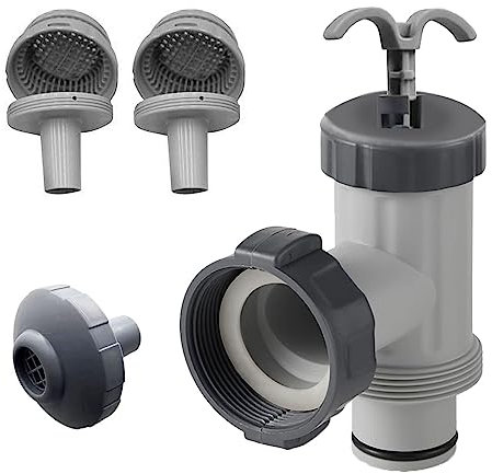 1 Set Above Ground Swimming Pool Inlet Water Replacement Parts Kit For Intex 26004E With Filter Connectors and Grids