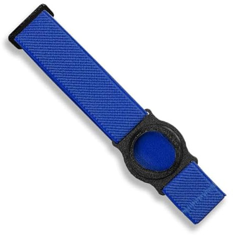 Diasticker® | Dexcom G7 - Fixierband | Halter 360° drehbar | Armband zur Befestigung des Dexcom CGM, Sensor-Schutz, Fixierung | Halter: Schwarz (Small: 18-25 cm, Royal Blau)