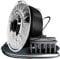 Vision 3D® Filament - [1KG Spule] 3D Drucker Filament 1.75 - Biologisch abbaubar & sauber gewickelt - kompatibel mit FDM 3d-Druckern incl. Slip Bag (Matt Schwarz)