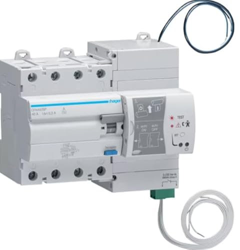 Commutateur différentiel reconnexion automatique 4P 40A 300mA 7modules version PRO CFA440SP HAGER