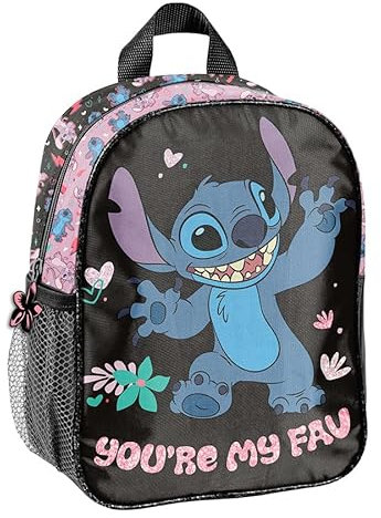 PASO Unisex Kinder Lilo und Stitch Schulrucksack, 28 x 22 x 10 cm, mehrfarbig, 28 x 22 x 10 cm
