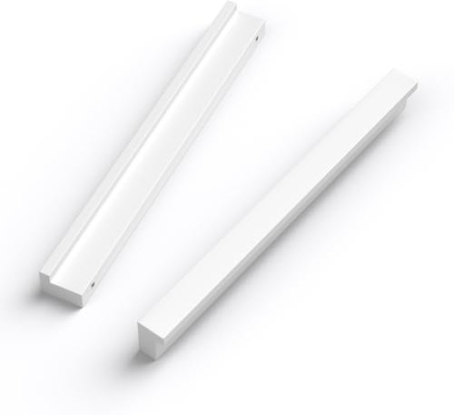 LONTAN 10 Piezas Tiradores Blancos para Muebles y Armarios de Cocina - 160mm