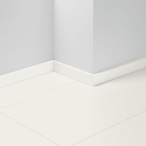 Parador SL 5 Dekor-Sockelleiste Uni weiß D002 (9016) - Länge 2.20m