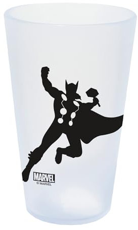 WinCraft Vaso de pinta de silicona de 473 ml, diseño de Marvel Thor