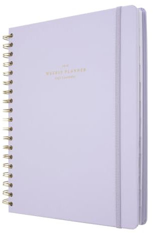 Kokonote Planer 2025 - Olympia Lavendel Kalender 2025 Buchkalender Studienplaner 2025 - Terminplaner 2025 - Terminkalender 2025 - Kalender 2025 Ringbuch – Wochenplaner 2025