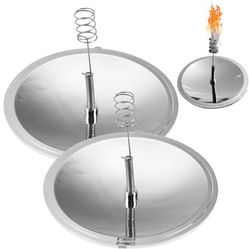 Four solaire, outil de survie du démarreur de feu, 2pcs Starter à feu solaire rapide sûr, outil de cuisinière solaire éolien imperméable, 3,8x3,8 pouces pour la randonnée à la maison de camping