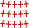 19.7ft/6m Fabric St Georges England English Bunting Polyester Banner 20 Flags For Street Party Euro Cup Football Rugby Cricket World Cup Decoration