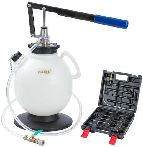 KATSU Tools 7.5L Manual Transmission Fluid Transfer Pump Kit, ATF Oil Dispenser and Liquid Extractor with Filler Adapters Refill System Kit 450836