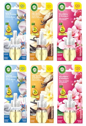 Air Wick Duftstecker Nachfüller SET - Florale Düfte 6x19ml