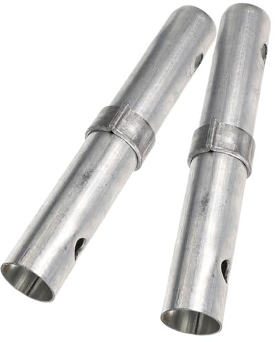 Veemoon 2Stücke Heavy Duty Stahl Gerüst Kupplungsbolzen Verzinkte Verbindungselemente für Mobile Gerüstsysteme Langlebige und Rostbeständige Sicherungsstifte für Effizienten Aufbau