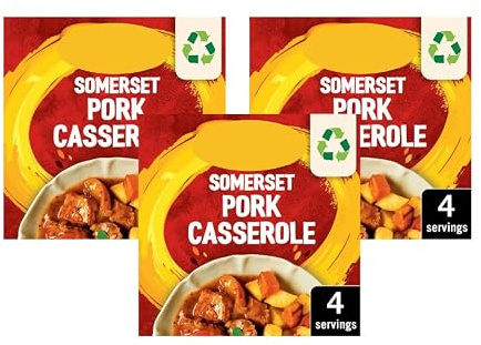 Somerset Pork Casserole Recipe Mix, 36g, Easy 3-Step Preparation, Ready in 65 Minutes, Pack of 3