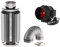 Grow Abluft Set: regelbarer Lüfter/Ventilator: 320 m³/h + premium Aktivkohlefilter 360 m³/h + 10 m Schlauch