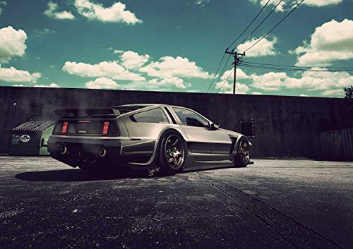 Poster Delorean Back to The Futur Retour Vers Le Futur Wall Art