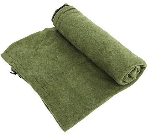 OKBY Schlafsack - Outdoor Camping Wandern Umschlag Tragbare Polar Fleece Anti-Pilling Schlafsack