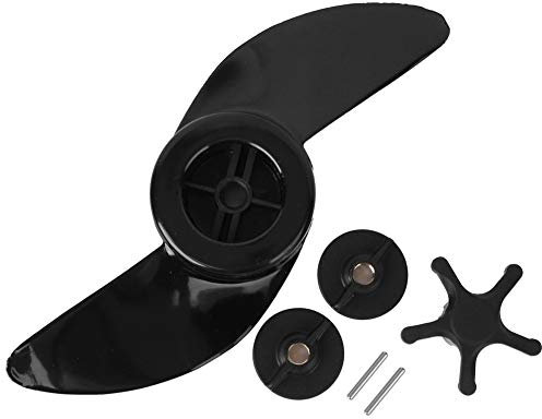 Alomejor 2 Blätter Marine Propeller Leichter Ersatzpropeller für Motorboot Propeller Elektromotor Außenborder