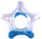 BLUE SKY - Sternenfeder-Schwimmring - Aufblasbar - 069021 - Blau - Vinyl - 75 cm Durchmesser - Kinderspielzeug - Outdoor-Spiel - Pool - Ab 3 Jahren