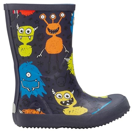viking Unisex Kinder Indie Print Gummistiefel, Navy Multi, 24 EU