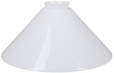 Schusterschirm Opal Weiß Ø 257mm Lampenglas E27 Ersatzglas Leuchtenglas Lampenschirm
