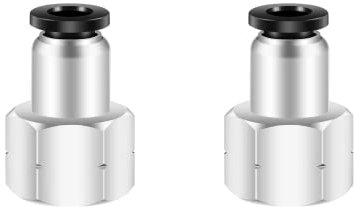 1/4 Female NPT Push to Connect Air Fittings,CEKER 1/4 Od Tubing to 1/4 npt female thread Air Line Quick Connect Fittings for Air Ride Air Horn Air Compressor 10Packs