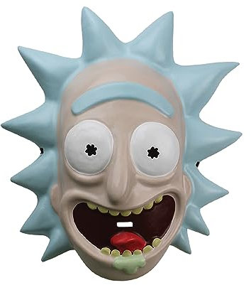 Rubies Offizielle Rick and Morty, Rick Vacform Maske, Erwachsenenkostüm-Zubehör