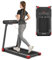 COSTWAY Laufband klappbar, Elektrisches Walking Pad Zuhause | 0,75 HP Elektromotor | 3 Modi & 12 Programme | LED Display | Geschwindigkeit 0-12 km/h | App-kontrolliert | Bluetooth-Lautsprecher