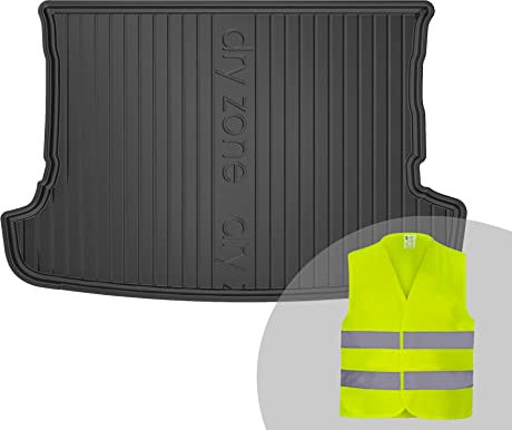 FROGUM DryZone Alfombrilla de Goma cubeta Maletero para Toyota Corolla Verso II 2004-2009 | Borde Alto | para Todo el año | Tamaño