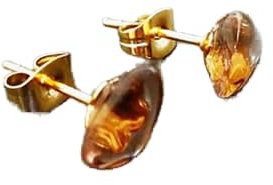 CPGG Ohrringe Damen, Rauchquarz Ohrstecker Unregelmäßiger Naturstein Gold Ohrstecker Mode Reiki Ohrstecker Ohrringe Für Damen Mädchen Handgemachter Schmuck