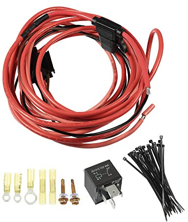 QUARKZMAN 1 Satz Universal Elektrische Kraftstoffpumpe Relais Kit 4 Stifte 12V 40 AMP