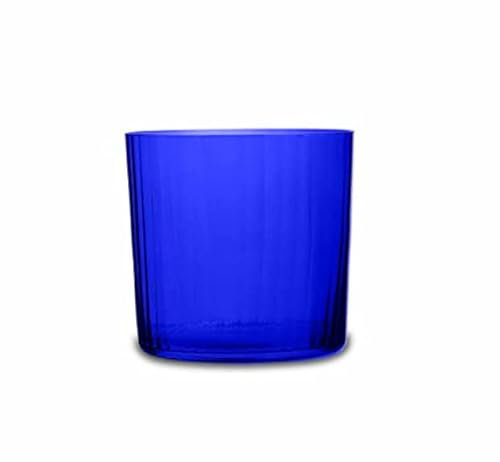 Bohemia Crystal Vaso Optic Azul Vidrio 350 ml (6 Unidades)