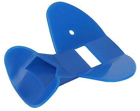 Flûte de Nez en Plastique, Flûte de Nez Professionnelle pour Enfants pour le Contrôle de la Gorge du Nez, Flûte en Plastique Sifflet D'entraînement de Nez Bleu foncé