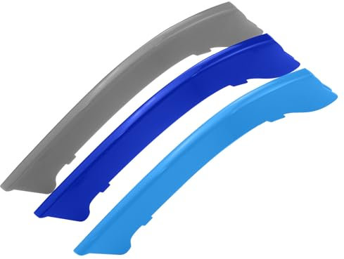 KUNIO Strisce per griglia del radiatore, adatte per BMW Serie 3 E90 2009-2012, inserti per griglia del radiatore, modanature decorative, fibbia standard, griglia renale, 3 pezzi A