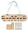 Walopola Tabla De Dedos Escalada, Tabla Entrenamiento Escalada Portatil, Tabla De Entrenamiento Escalada Tablero Multipresa, Soportes De Escalada Duraderos Para Desarrollar La Fuerza Central, Práctica