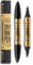 Matita Sopracciglia, 2 in 1 Matita Sopracciglia Microblading Waterproof con 4 Punte, 3D Matita per Sopracciglia, a Prova di Sbavature, Definisci Facilmente Sopracciglia Naturalii（Marrone Scuro）