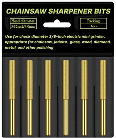 Portable Chainsaw Sharpening Stone Hard Texture Grinding Heads Electric Sharpener Stone 4mm/4.8mm/5.5mm