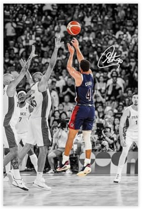 ocvdfss Stephen Curry Poster auf Leinwand, Schlafzimmer, Dekoration, Landschaft, Büro, Raumdekoration, Geschenk, 30 x 45 cm